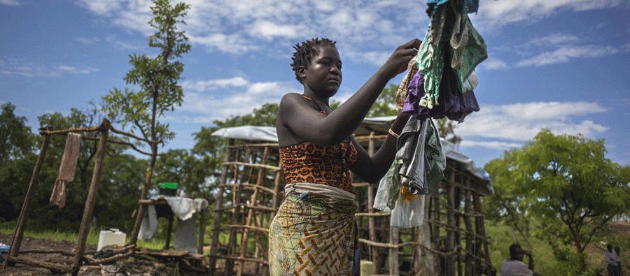 "There is peace here and our plan is to stay and try to make our life.” Photo: Kieran Doherty/Oxfam "There is peace here and our plan is to stay and try to make our life.” Photo: Kieran Doherty/Oxfam