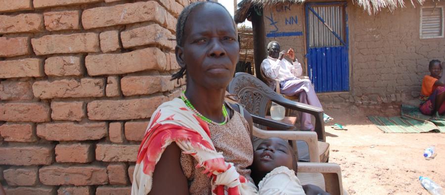 Violence forced Helena to flee her village last year, she has not been back or been able to speak to some of her family since then. A South Sudanese IDP in Wau town, Western Bahr El Ghazal State, South Sudan