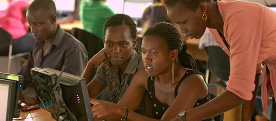 Inside an Internet Now! supercenter in Gulu University Inside an Internet Now! supercenter in Gulu University