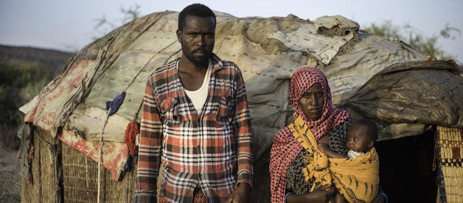 Mako and her husband Mahamud are pastoralist farmers living in the Somali region of Ethiopia. Photo: Kieran Doherty/Oxfam Mako and her husband Mahamud are pastoralist farmers living in the Somali region of Ethiopia. Photo: Kieran Doherty/Oxfam