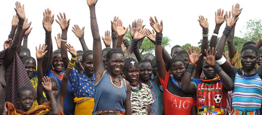 Women promise to take care of their saplings, Karamoja, North Eastern Uganda Photo credit: Caroline Gluck/Oxfam