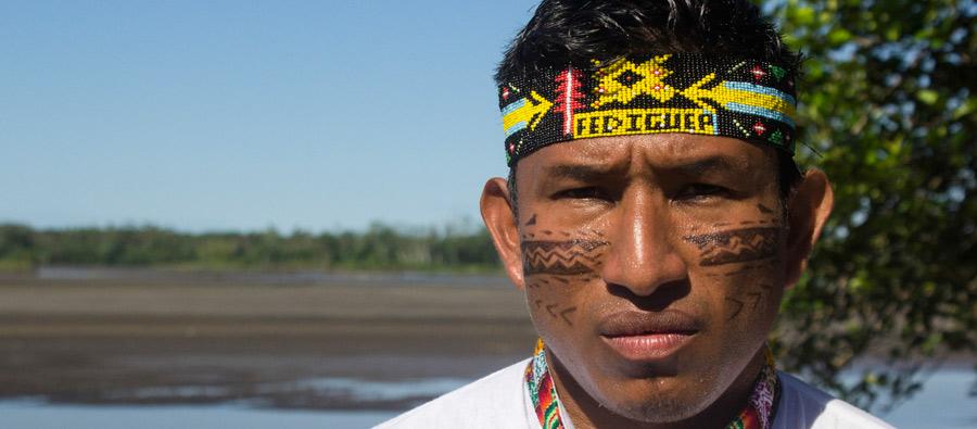 Teddy Guerra is the charismatic and outspoken 30-year-old leader of the Quechua community in the town of Nuevo Andoas. Photo: Oxfam Teddy Guerra is the charismatic and outspoken 30-year-old leader of the Quechua community in the town of Nuevo Andoas. Photo: Oxfam