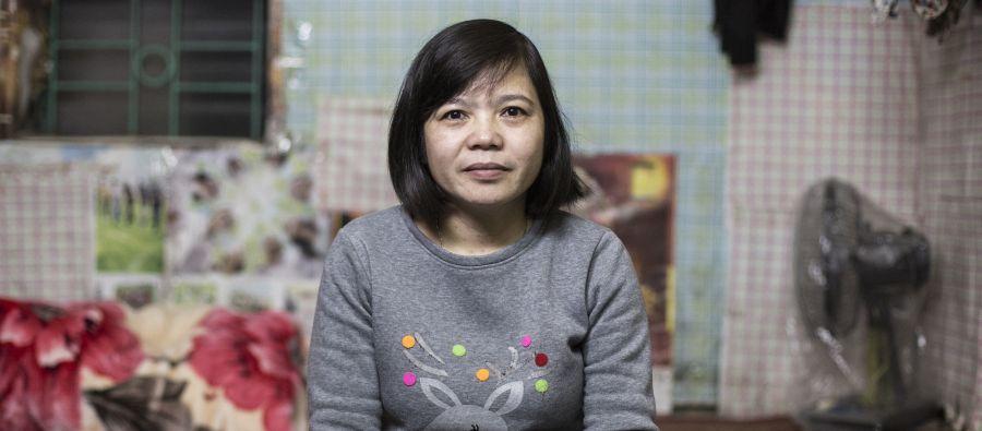Hoan works at the Tinh Loi Garment Factory, in North Vietnam, where she works on average 62 hours each week, earning around $1 an hour, packaging t-shirts and shirts for global export. Photo: Adam Patterson/Oxfam Hoan works at the Tinh Loi Garment Factory, in North Vietnam, where she works on average 62 hours each week, earning around $1 an hour, packaging t-shirts and shirts for global export. Photo: Adam Patterson/Oxfam