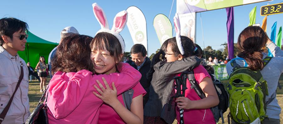 FINISH, Oxfam Trailwalker, Sydney. Photo credit: Michael Myers/OxfamAUS FINISH, Oxfam Trailwalker, Sydney. Photo credit: Michael Myers/OxfamAUS