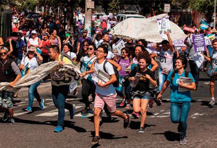 Manifestacion en El Salvador